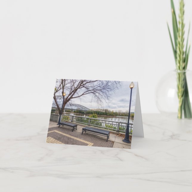 Missouri River View Card Karte (Vorderseite)