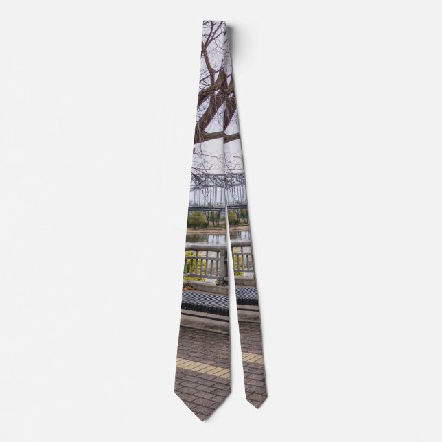 Missouri River View Neck Tie Krawatte (Vorderseite)