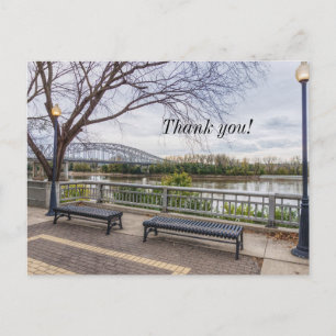 Missouri River View Vielen Dank Postcard Postkarte