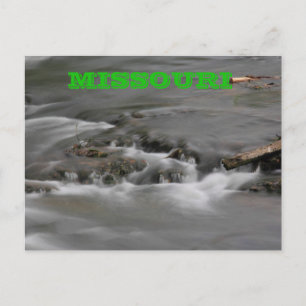 Missouri River Water POST CARD Postkarte