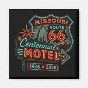 Missouri Route 66 Jahrhundert-Souvenir Magnet