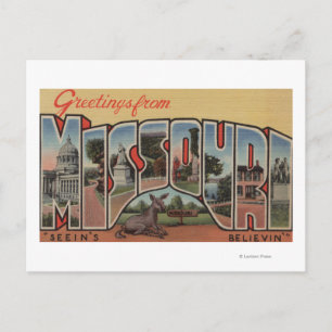Missouri (Seeins Glaube') - Großer Brief Postkarte