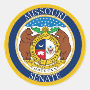 MISSOURI-SENAT RUNDER AUFKLEBER