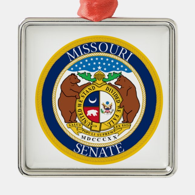 MISSOURI-SENAT SILBERNES ORNAMENT (Vorne)