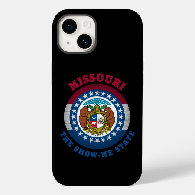 MISSOURI SHOW-ME-STAAT FLAG Case-Mate iPhone HÜLLE (Rückseite)