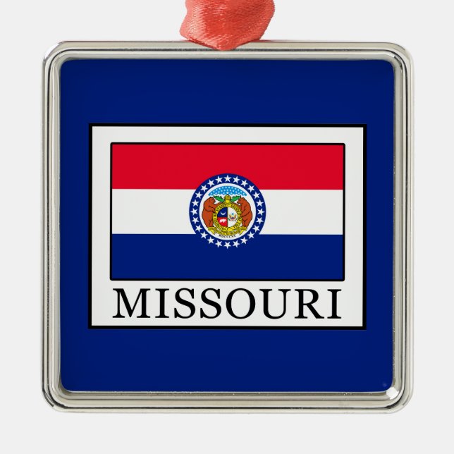 Missouri Silbernes Ornament (Vorne)