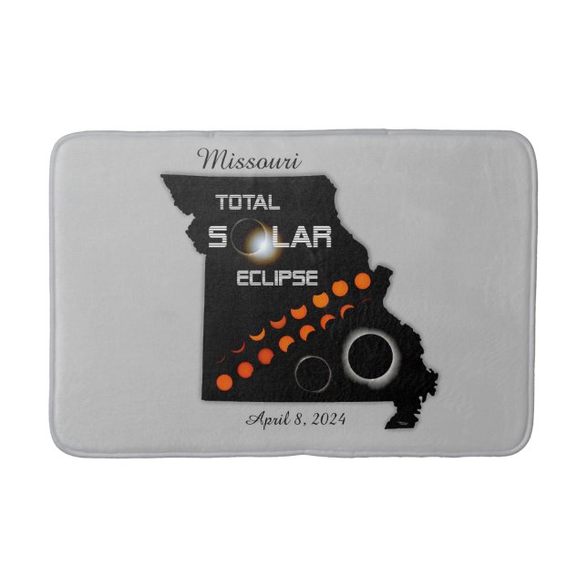 Missouri Solar Eclipse Bath Mats Badematte (Vorderseite)