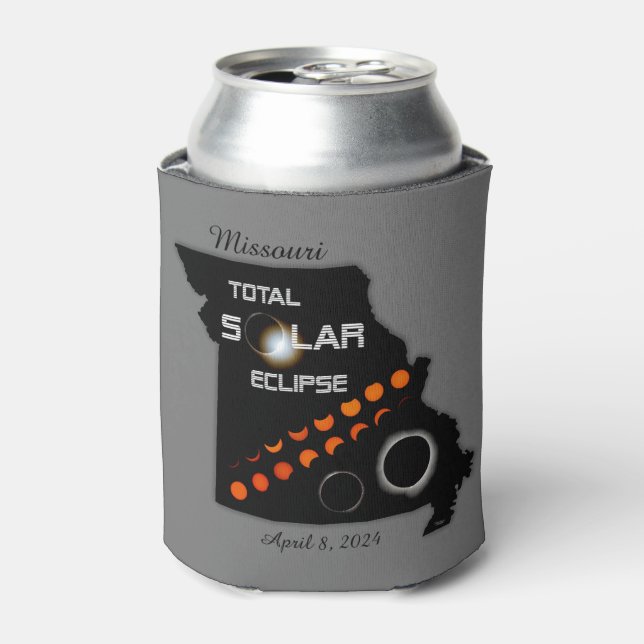 Missouri Solar Eclipse Can Cooler Dosenkühler (Kanne Vorderseite)