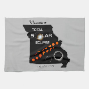Missouri Solar Eclipse Küchentücher
