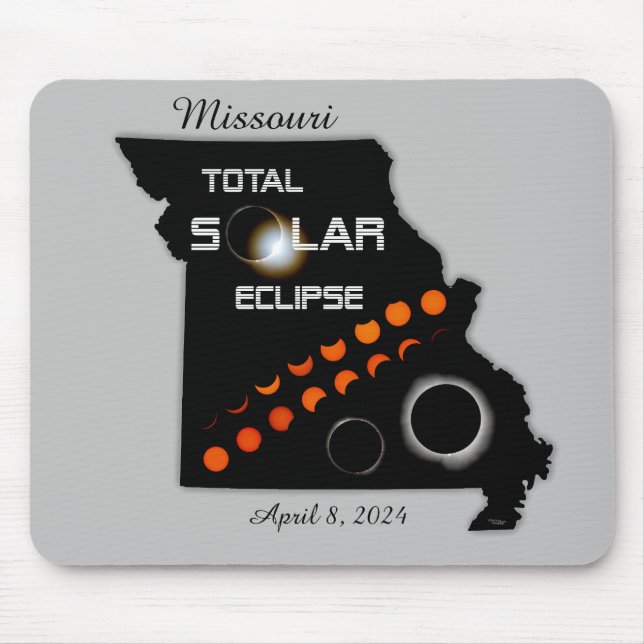Missouri Solar Eclipse Mousepad (Vorne)