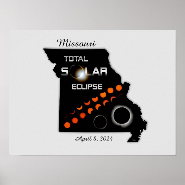 Missouri Solar Eclipse Poster (Vorne)