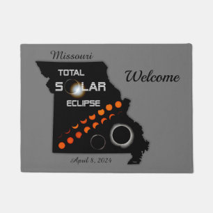 Missouri Solar Eclipse Welcome Doormat Fußmatte