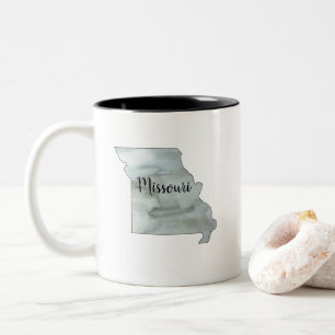 Missouri Staat Illustration Art Zweifarbige Tasse
