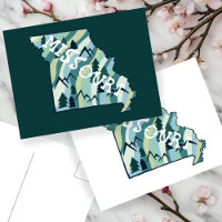 Missouri Staat Illustrierte Karte