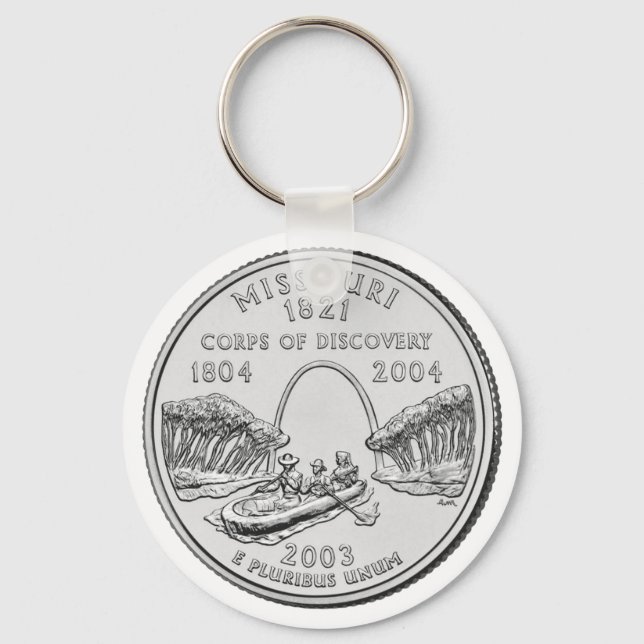 Missouri Staat Quarter Schlüsselanhänger (Vorderseite)