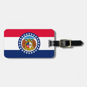Missouri-Staats-Flaggen-Entwurf Gepäckanhänger