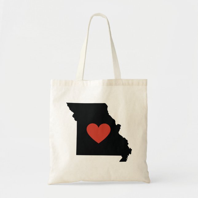 Missouri-Staats-Liebe-Buch-Tasche oder Tragetasche (Vorne)