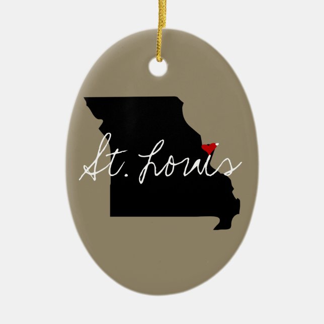 Missouri-Stadt Keramik Ornament (Vorne)