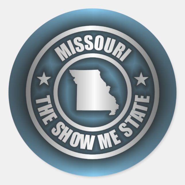 "Missouri Steel (Blue)" Stickers (Vorderseite)