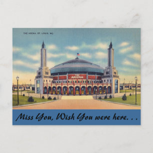 Missouri, The Arena, St. Louis Postkarte