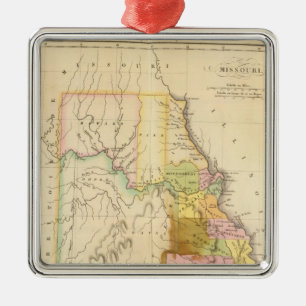 Missouri US Silbernes Ornament