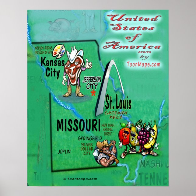 Missouri USA Poster (Vorne)