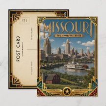 Missouri Vintage Art Deco Golden Age