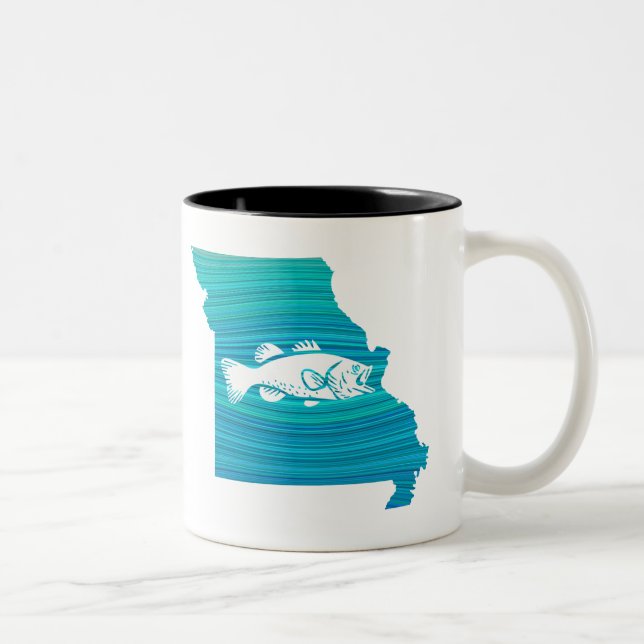 Missouri Wave Fishing Zweifarbige Tasse (Rechts)