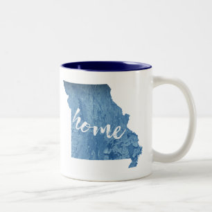 Missouri Zuhause Holzmaserung Zweifarbige Tasse