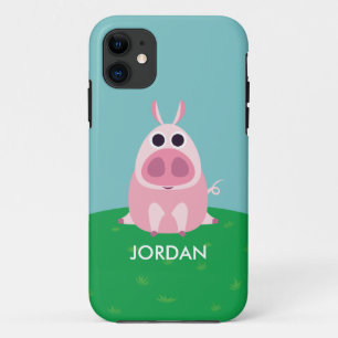 Misstrauisch das Schwein iPhone 11 Hülle