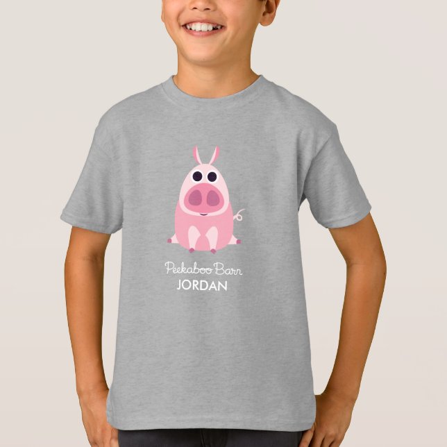 Misstrauisch das Schwein T-Shirt (Vorderseite)