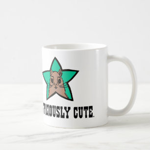 Misstrauisch niedliche Tasse