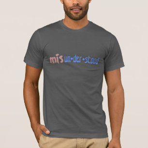 missverstandenes T-Shirtentwurf lustiges T-Shirt