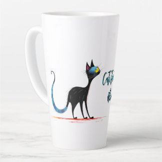 Missy Miss Latte Cup — 100% Catitude, 0% Mercy Milchtasse