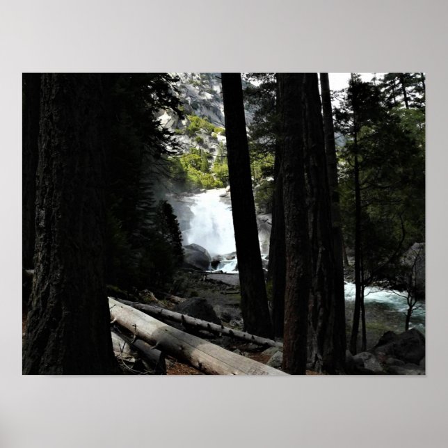 Mist Falls, King's Canyon National Park, CA Poster (Vorne)