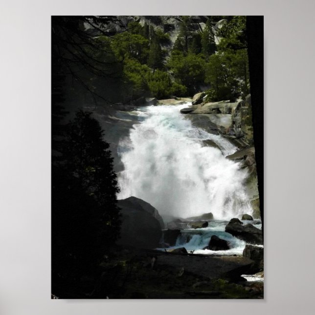 Mist Falls, King's Canyon National Park, CA Poster (Vorne)