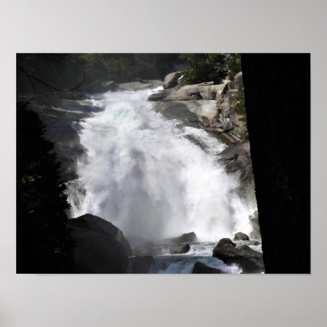 Mist Falls, King's Canyon National Park, CA Poster (Vorne)