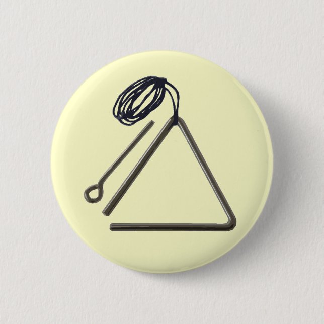 Mist ja, spiele ich das Dreieck! Button (Vorderseite)