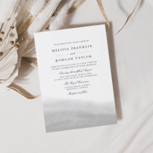 Mist Wedding Einladung
