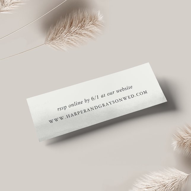 Mist Wedding Website RSVP Cards (Von Creator hochgeladen)