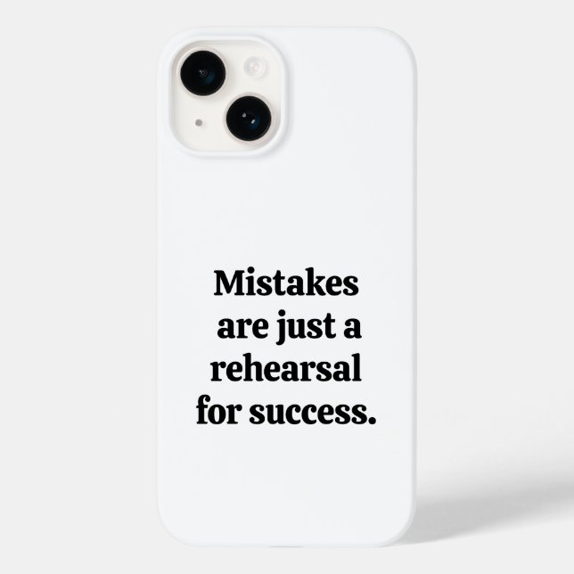 Mistakes iPhone Case (Rückseite)