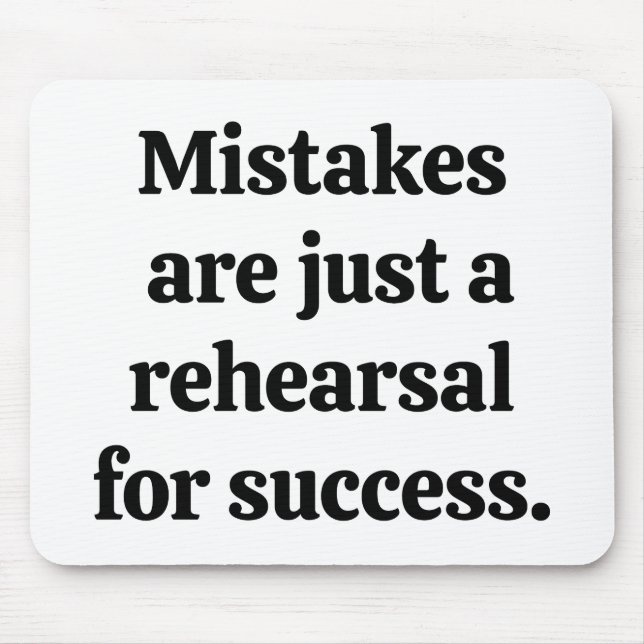 Mistakes Mouse Pad Mousepad (Vorne)