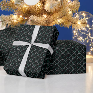 Mistel & Stechpalme – Sprießende Mistel Ogee Geschenkpapier