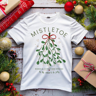 Mistel Weihnachten Kinder T-Shirt, Süße Feiertage T-Shirt