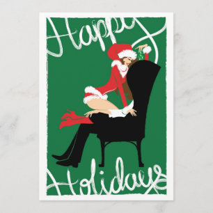 Mistelzweig-Einladung Einladung