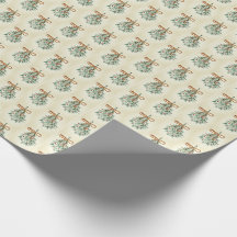 Mistelzweig-Geschenkpapier