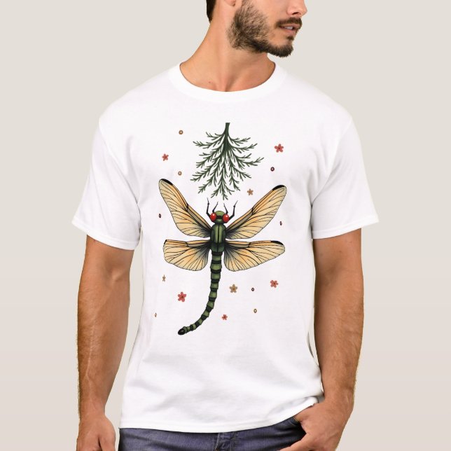 Mistelzweig-Kuss-Libelle T-Shirt (Vorderseite)