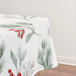 Mistelzweig und Stechpalmenmuster Tischdecke