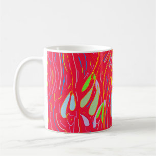 Mistelzweig Whimsical, Rot Kaffeetasse