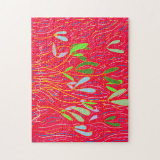 Mistelzweig Whimsical, Rot Puzzle
